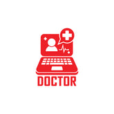 Unique Doctor Sticker for Safe Roads